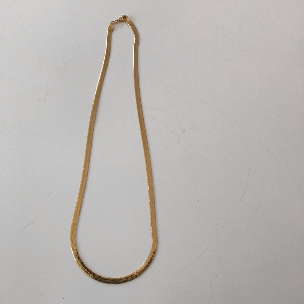 9” Gold Plated Chain Necklace